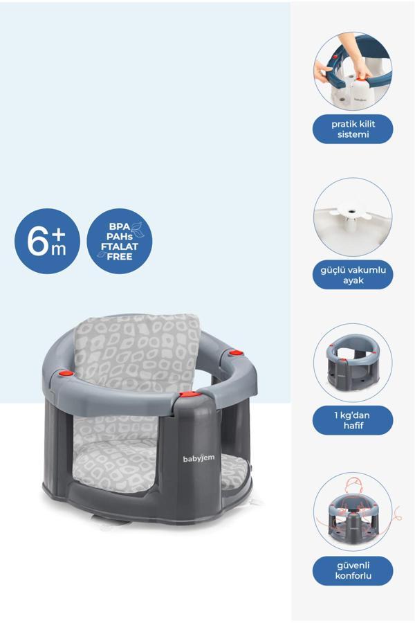 Babyjem Önden Açılır Mama Sandalye Oturağı Ve Minderi 2'Li - Image 1