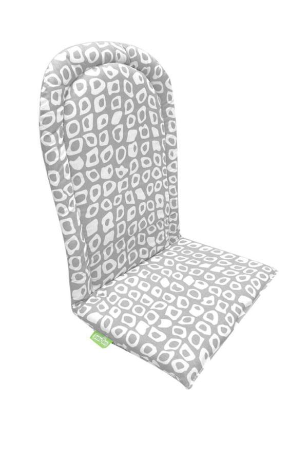 Babyjem Gri Kareli Mama Sandalyesi Minderi - Image 1