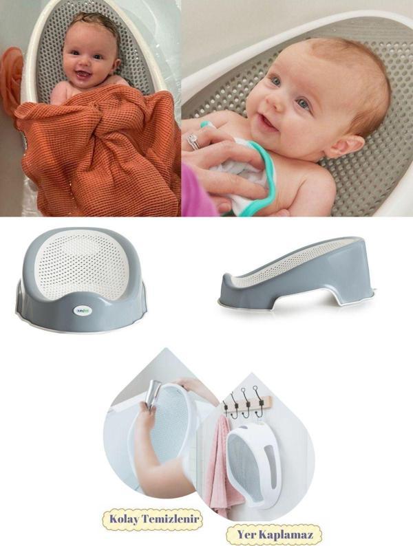 Babyjem Soft Banyo Desteği Gri - Image 1