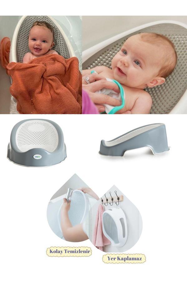 Babyjem Soft Banyo Desteği Gri - Image 1