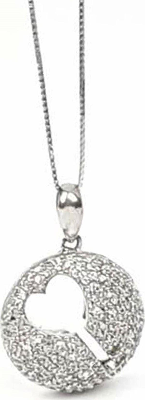 İtalyan tasarımı pırlanta ışıltısında zirkon taşlı gümüş lüks kolye 9İtalyan tasarımı pırlanta ışıltısında zirkon taşlı gümüş lüks kolye  - Image 1