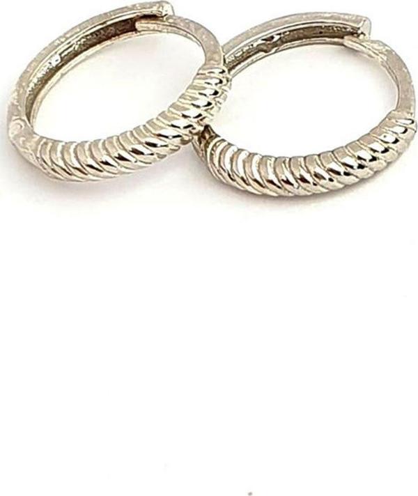 gümüş burgu halka küpe 1cm - Image 1