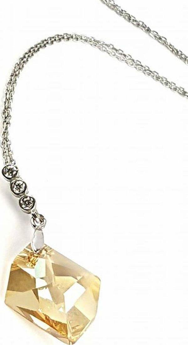 Gümüş Lüks Taşlı Bayan Kolye - Image 1