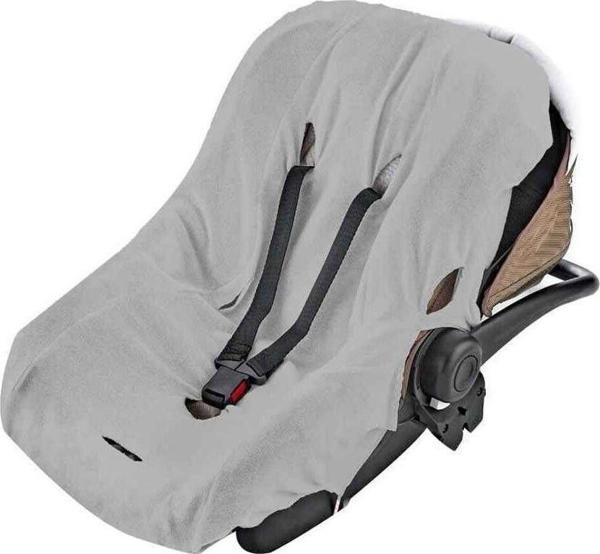 Babyjem Örme Havlu Ana Kucağı Kılıfı Gri - Image 1