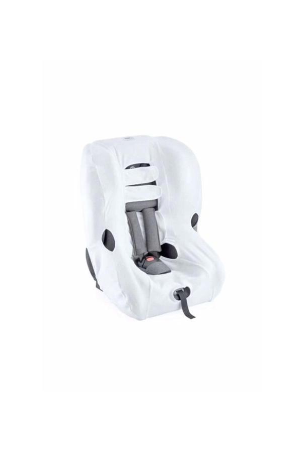 Babyjem Örme Havlu Oto Koltuğu Kılıfı Beyaz - Image 1