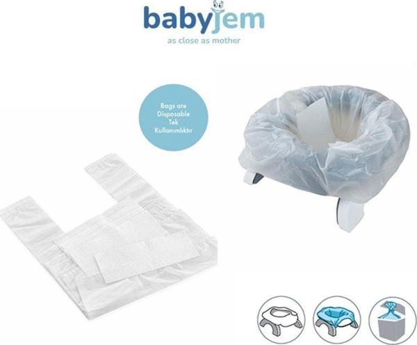 Babyjem Portatif Lazımlık Yedek Poşeti 20Li Kutulu - Image 1