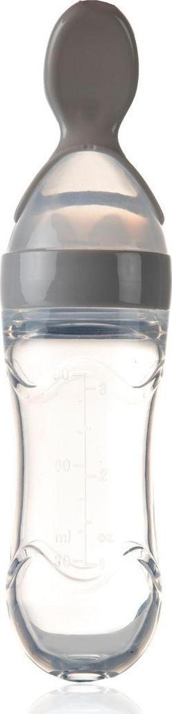 Babyjem Sıkmalı Kaşık Gri - Image 1