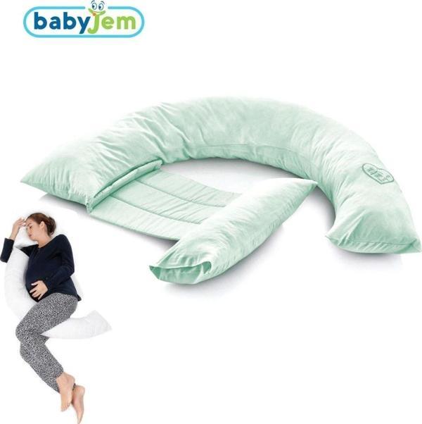Babyjem Sırt Destekli Hamile Ve Emzirme Yastığı Yeşil - Image 1