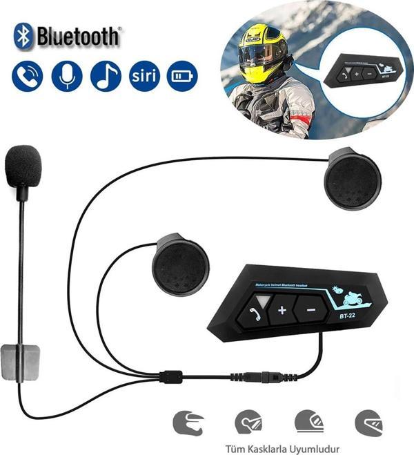 Robeve Motorsiklet İnterkom Bluetooth 5.0 Motorsiklet İntercom Tüm Kasklarla Uyumlu İntercom - Image 1