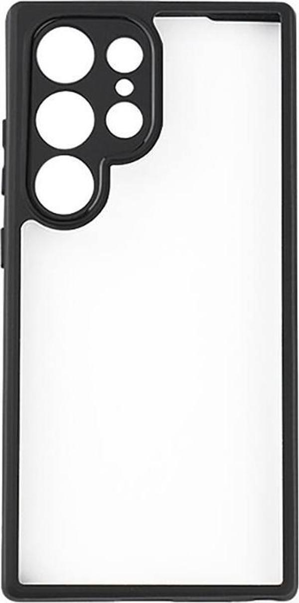 Samsung Galaxy S24 Ultra Kılıf Kamera Korumalı Şeffaf Arka Yüzey Zore New Roll Kapak - Image 1