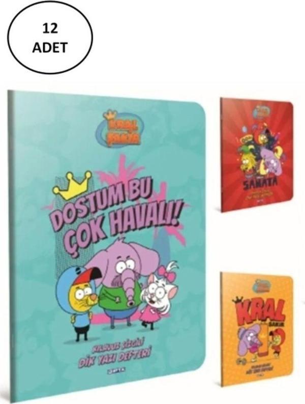 Mbb E-Ticaret Gıpta Kral Şakir A5 Dikişli Karton Kapak Dik Yazı Defteri 40 Yaprak - Image 1