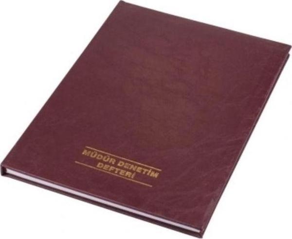 Mbb E-Ticaret Gülpaş Müdür Denetim Defteri Suni Deri 22X32 100 Yaprak - Image 1