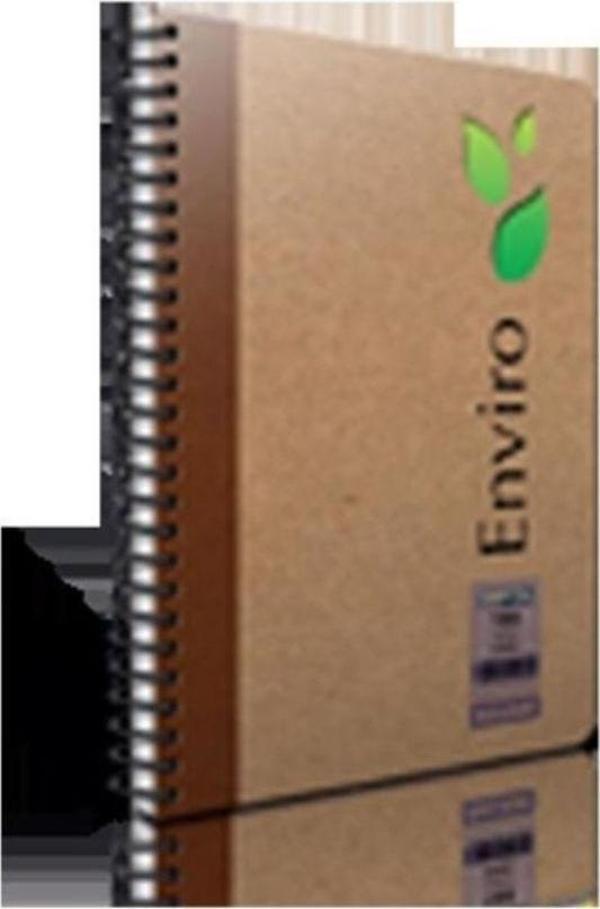 Mbb E-Ticaret Gıpta Enviro Kraft A-4 Spiralli Sert Kapak Defter 100 Yaprak Çizgili - Image 1