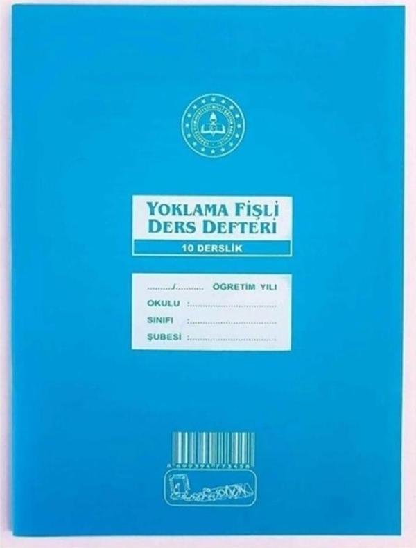 Mbb E-Ticaret Kocaoluk Yoklama Fişli Ders Defteri 10 Derslik - Image 1