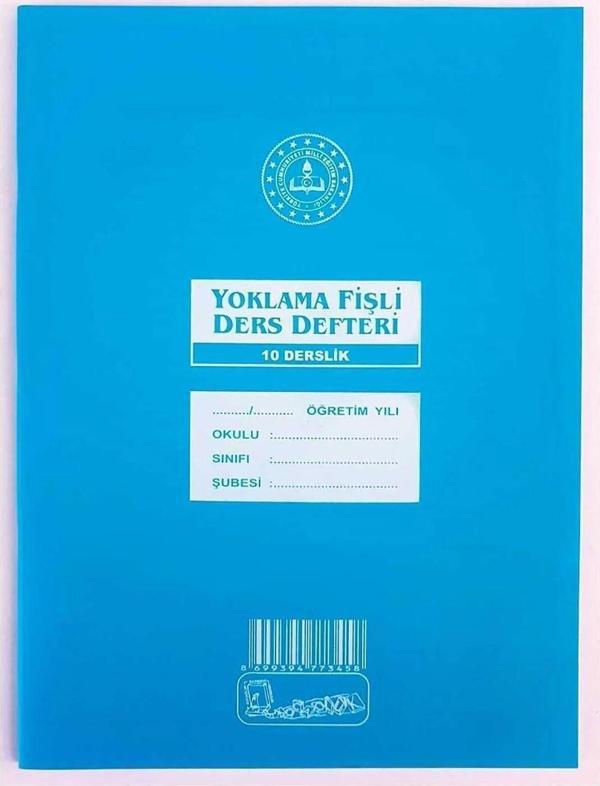 Mbb E-Ticaret Kocaoluk Yoklama Fişli Ders Defteri 10 Derslik Plastik Kapak - Image 1