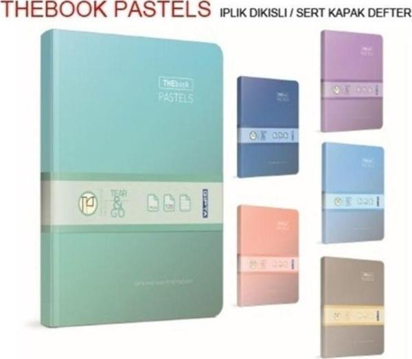Mbb E-Ticaret Gıpta Thebook 20X28 Sert Kapak Pastel Defter 400 Yaprak Çizgili - Image 1