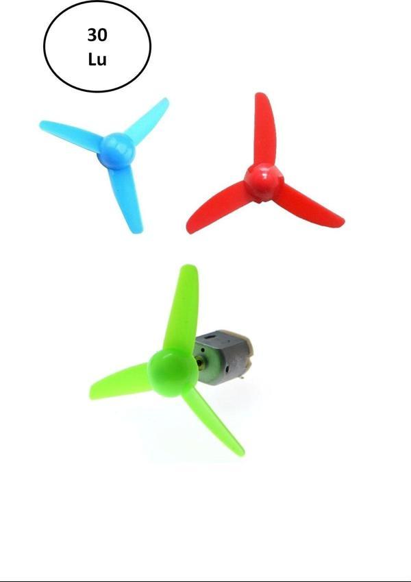 Mbb E-Ticaret Misyon Pervane Plastik 3 Renk 30'Lu - Image 1