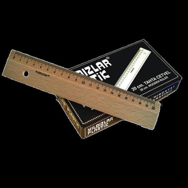 Mbb E-Ticaret Standart Cetvel Tahta 20 Cm 90 24'Lü Paket / Yıldızlar - Image 1