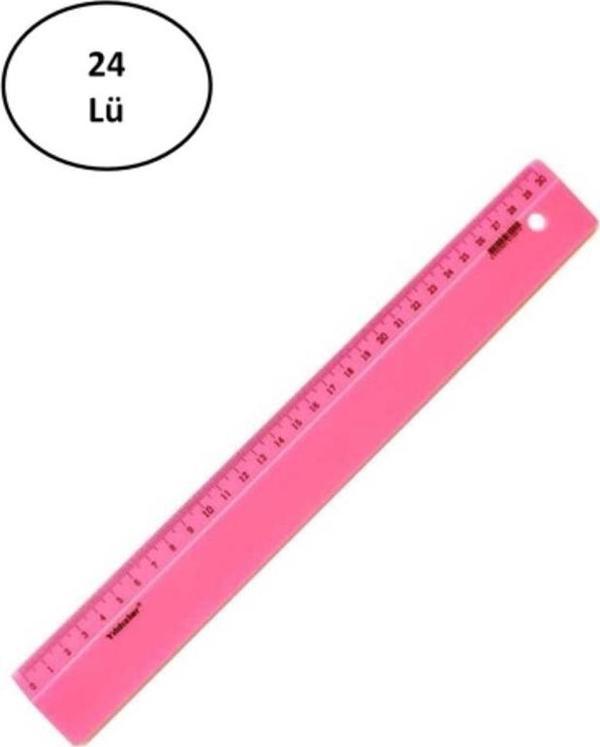 Mbb E-Ticaret Yıldızlar 30 Cm Elastik Kırılmaz Cetvel 24'Lü - Image 1