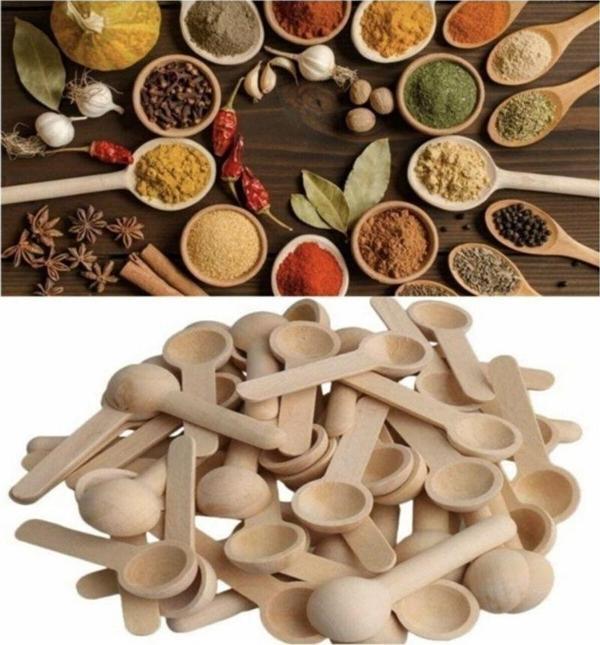 Mbb E-Ticaret Bambu Baharat Ve Reçel Kaşığı 6 Adet - Image 1