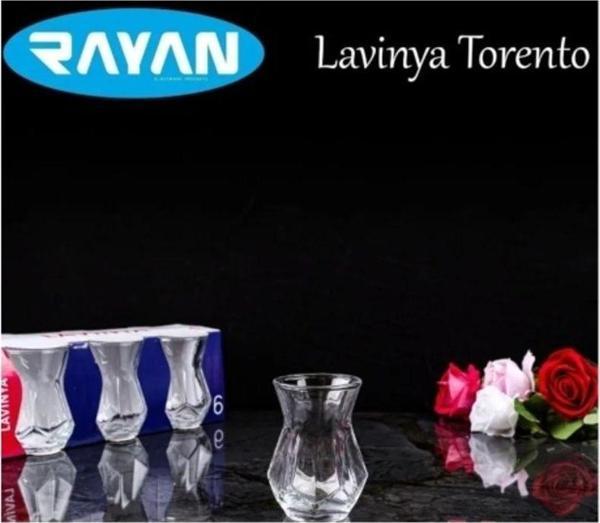 Mbb E-Ticaret Rayan Lavinya Torento 6'Lı Çay Bardağı - Image 1