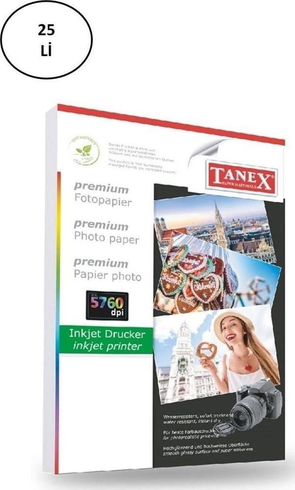 Mbb E-Ticaret Tanex Fotoğraf Kağıdı A4 180 Gr 210 Mm X 297 Mm 25 Sayfa - Image 1