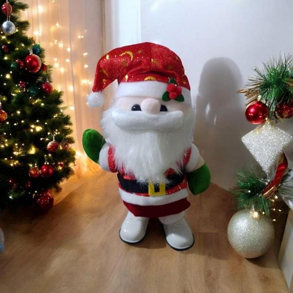 VIP KALİTE DANS EDEN HEDİYE ÇUVALLI NOEL BABA MÜZİKLİ NOEL BABA NOEL BABA YILBAŞI SÜSLERİ - Image 1