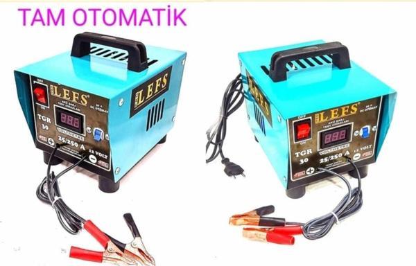 Pro Lefs 12 Volt 30 Amper Dijital Göstergeli Tam Otomatik Akü Şarj Cihazı Redresör 250 Ampere Kadar Şarj - Image 1