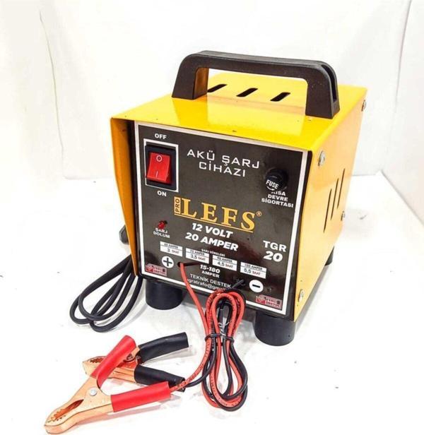 Pro Lefs Akü Şarj Cihazı Redresör 12 Volt 20 Amper 180 Ampere Kadar Şarj - Image 1