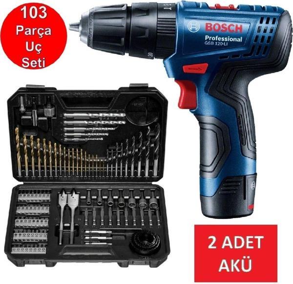Bosch Darbeli Matkap Şarjlı Matkap Akülü Vidalama Matkap Ucu Vidalama Ucu Lokma Ucu Panç Set - Image 1