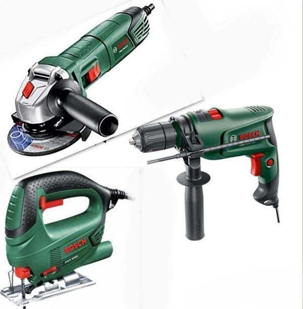 Bosch Darbeli Matkap Vidalama Dekupaj Testere Ve Avuç Içi Taşlama - Image 1