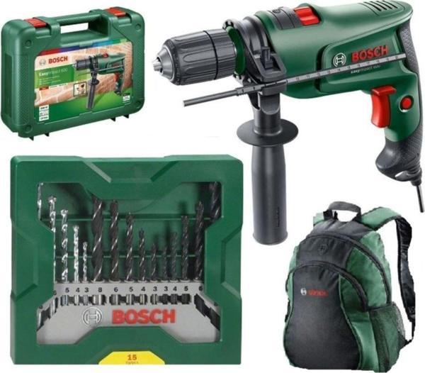 Bosch Easyimpact 600 13Mm 600 Watt Darbeli Matkap 15 Parça Matkap Ucu - Image 1