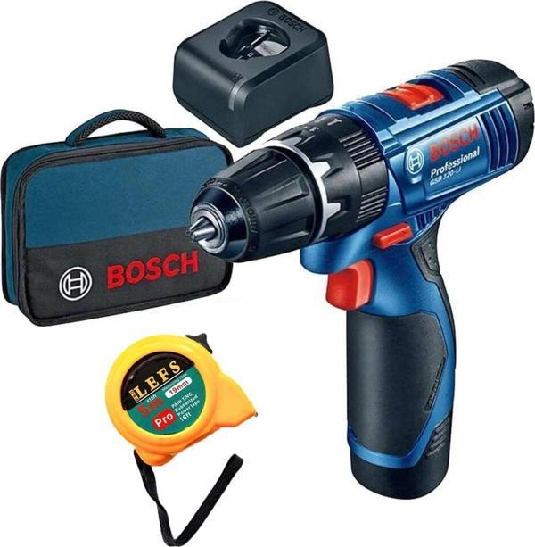 Bosch Gsb 120 Li Darbeli Tek Akü Çantalı Prolefs Metre Hediyeli - Image 1