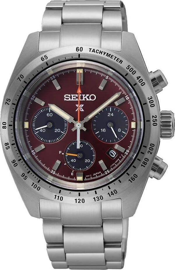 Seiko Prospex Solar Speedtimer Factory Red SSC953P1 Limited Edition Erkek Kol Saati - Image 1