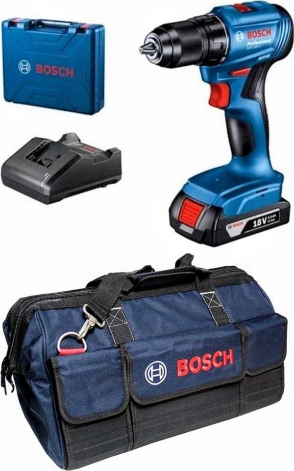 Bosch Gsb 185 Li Tek Akülü Şarjlı Darbeli Matkap Vidalama Kömürsüz Ve Çanta Hediyeli - Image 1