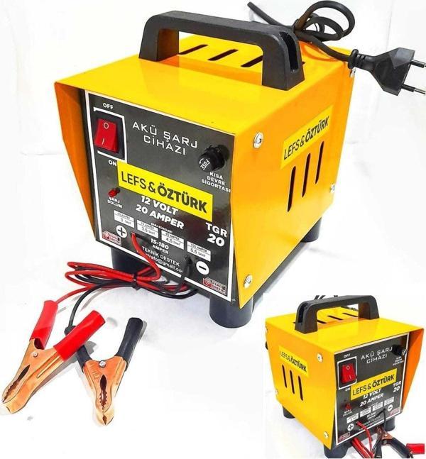 Öztürk Pro Lefs Akü Şarj Cihazı Redresör 12 Volt 20 Amper 1Yıl Tam Garanti - Image 1