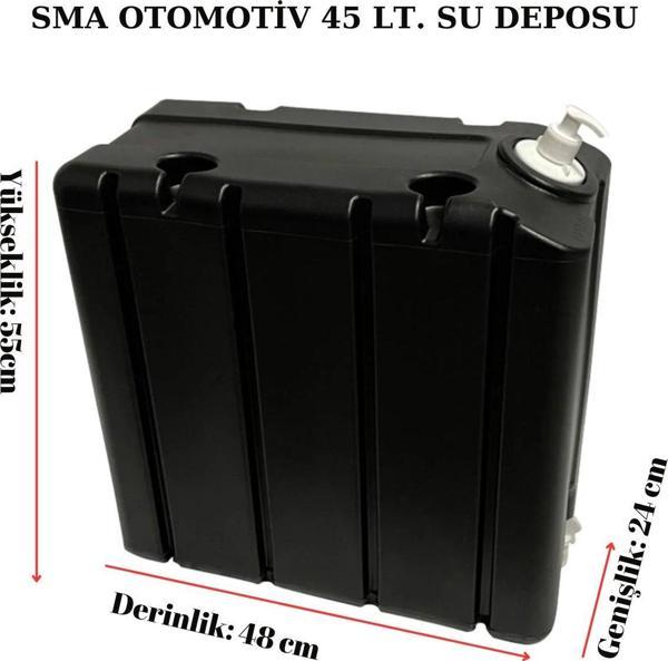 Karavan, Römork, Dorse, Bahçe, Piknik, Off-Road, Outdoor, Tekne, Yat, 45 Litre Plastik Su Deposu - Image 1