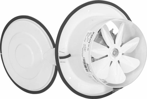 Bahçıvan 25 CM BK 250 1450 D/D 220/230 Volt Monofaze Aksiyel Kapaklı Aspiratör - Image 1