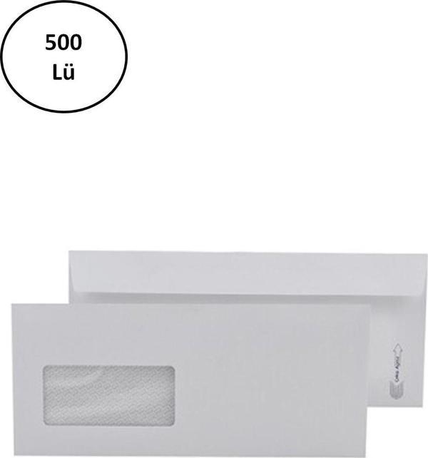  Asil Doğan As-1001 Diplomat Zarf Pencereli 105X240 90 Gram 500'Lü - Image 1
