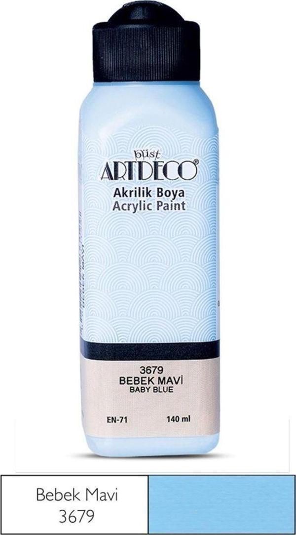 Mbb E-Ticaret Artdeco Akrilik Boya 140 Ml Bebek Mavi - Image 1