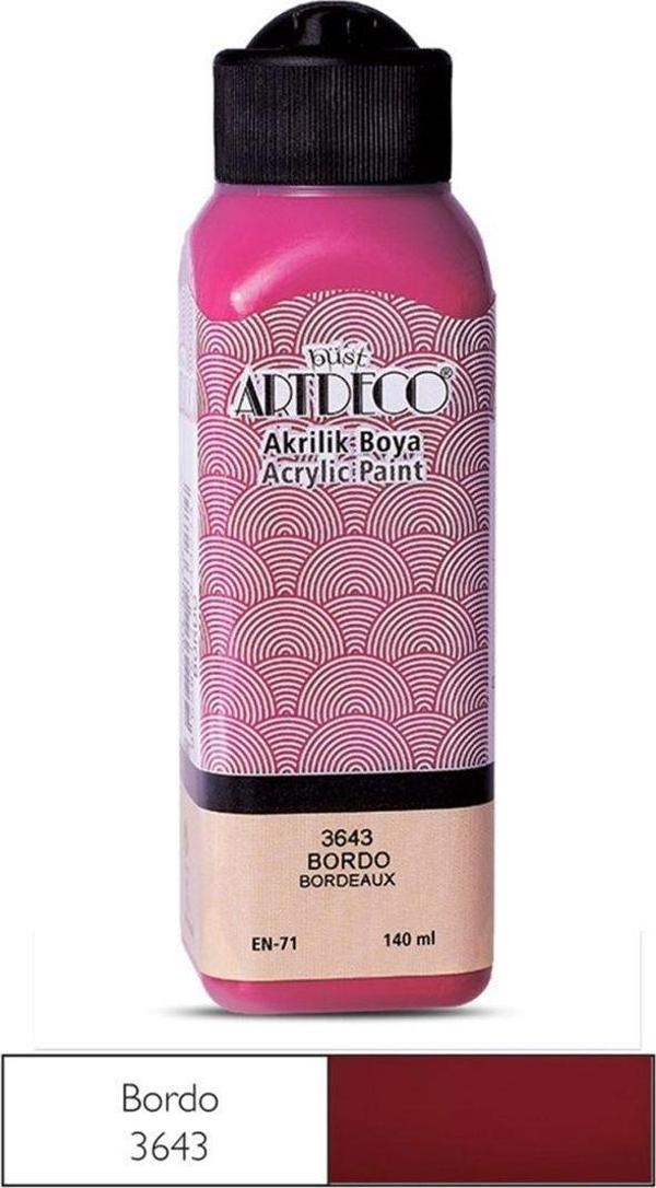 Mbb E-Ticaret Artdeco Akrilik Boya 140 Ml Bordo - Image 1
