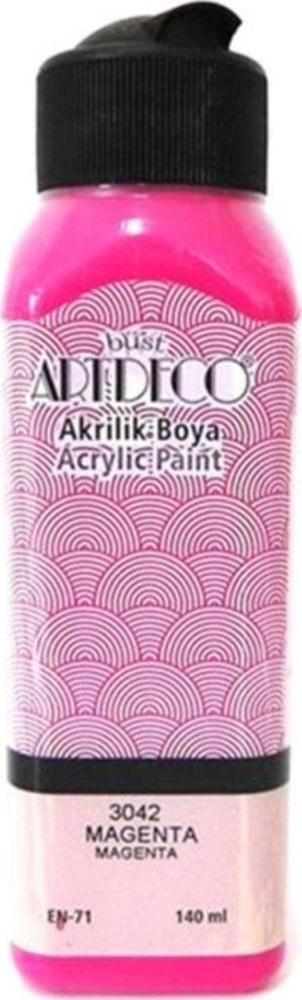Mbb E-Ticaret Artdeco Akrilik Boya 140 Ml Magenta - Image 1