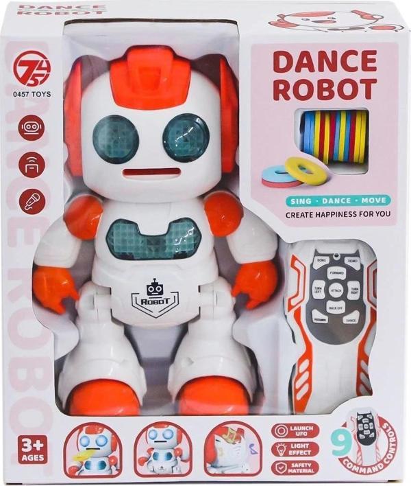 606-30 Kumandalı Disk Atan Robot -Can Oyuncak - Image 1