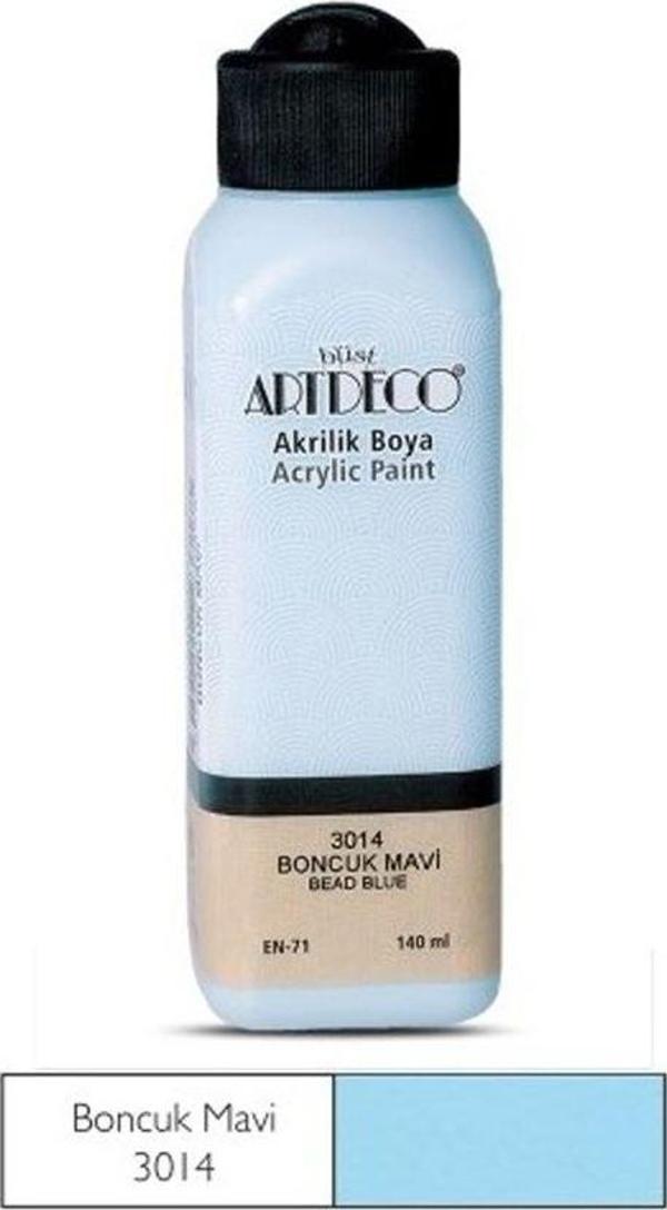 Mbb E-Ticaret Artdeco Akrilik Boya 140Ml Boncuk Mavi 3014 - Image 1