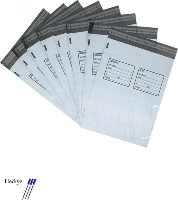 Mbb E-Ticaret Battal Boy Cepli Kargo Poşeti 45X55+5 Cm - 100 Adet (40+40=80 Mikron) - Image 1