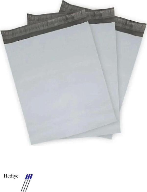Mbb E-Ticaret Cepsiz Battal Boy Kargo Poşeti 45X55+5 Cm - 100 Adet (40+40=80 Mikron) - Image 1