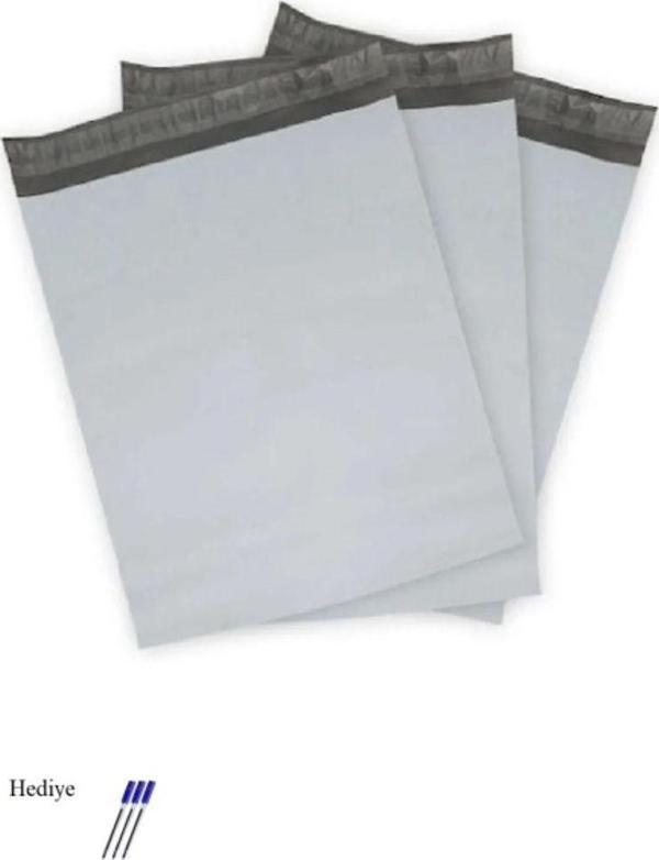 Mbb E-Ticaret Cepsiz Battal Boy Kargo Poşeti 45X55+5 Cm - 200 Adet (40+40=80 Mikron) - Image 1