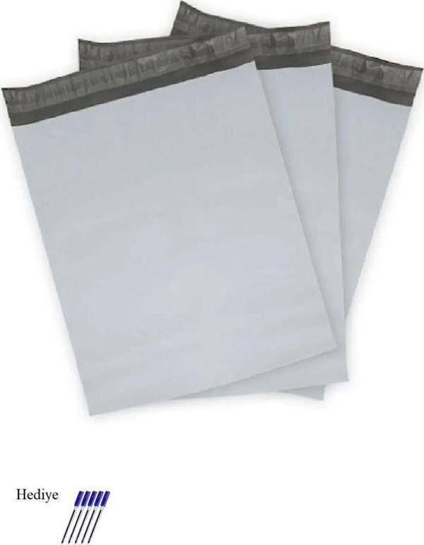 Mbb E-Ticaret Cepsiz Battal Boy Kargo Poşeti 45X55+5 Cm - 300 Adet (40+40=80 Mikron) - Image 1