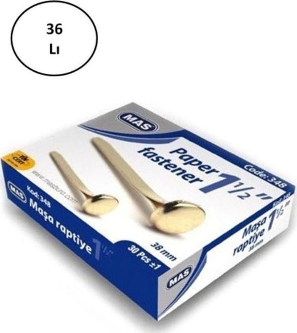 Mbb E-Ticaret Mas Maşa Raptiye 38 Mm No:9 36'Lı - Image 1