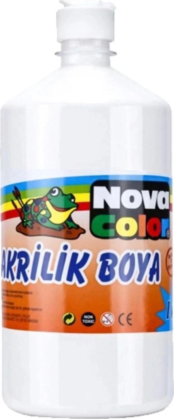 Mbb E-Ticaret Nova Color Akrilik Boya 1 Kg Beyaz Nc-225 1 - Image 1